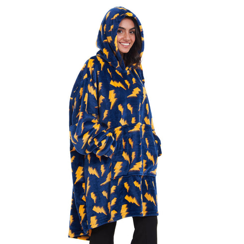 Snuggs Sweat à capuche "Eclair Bleu Foncé"