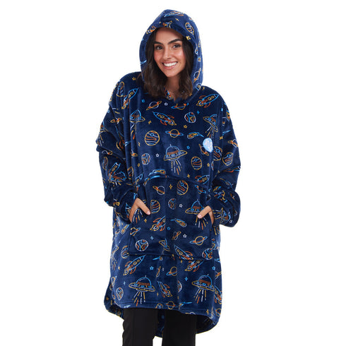 Snuggs Sweat à capuche "Espace Bleu Foncé"