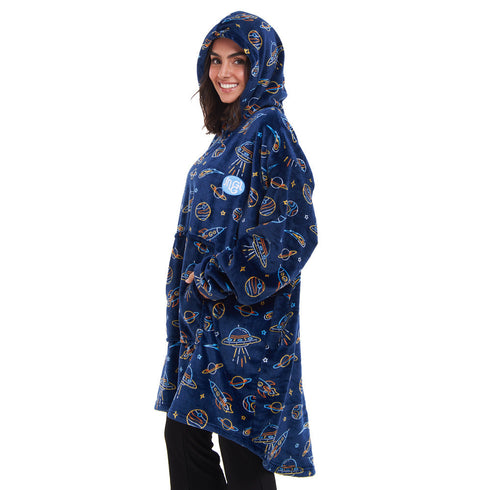 Snuggs Sweat à capuche "Espace Bleu Foncé"