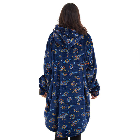 Snuggs Sweat à capuche "Espace Bleu Foncé"
