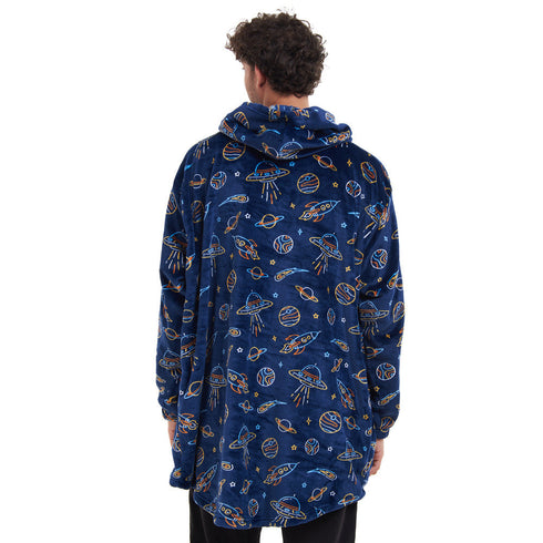 Snuggs Sweat à capuche "Espace Bleu Foncé"