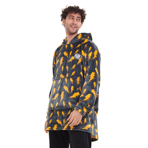 Snuggs Sweat à capuche " Eclair gris souris"