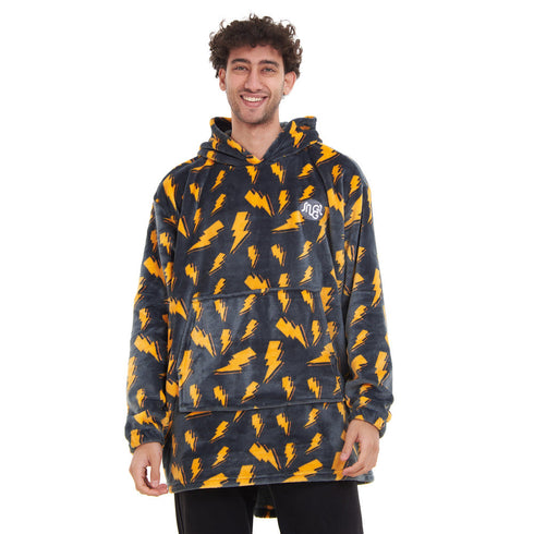 Snuggs Sweat à capuche " Eclair gris souris"