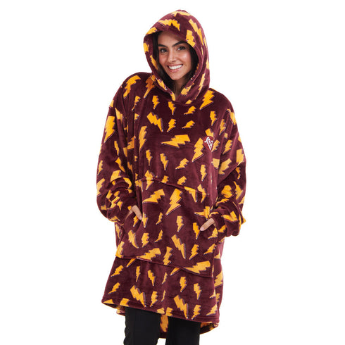 Snuggs Sweat à capuche " Eclair Bordeaux"