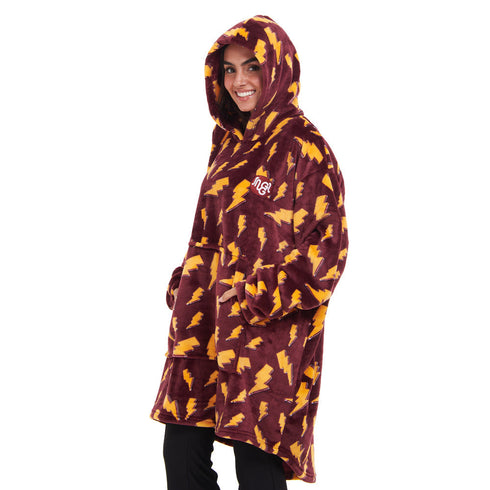 Snuggs Sweat à capuche " Eclair Bordeaux"