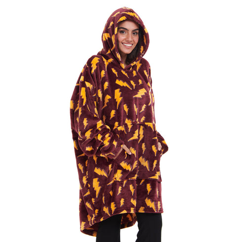 Snuggs Sweat à capuche " Eclair Bordeaux"