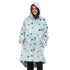 Snuggs Sweat à capuche "Etoiles Bleu Pastel"