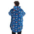 Snuggs Sweat à capuche " Monstre Bleu"
