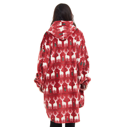 Snuggs Sweat à capuche "Noël rouge"