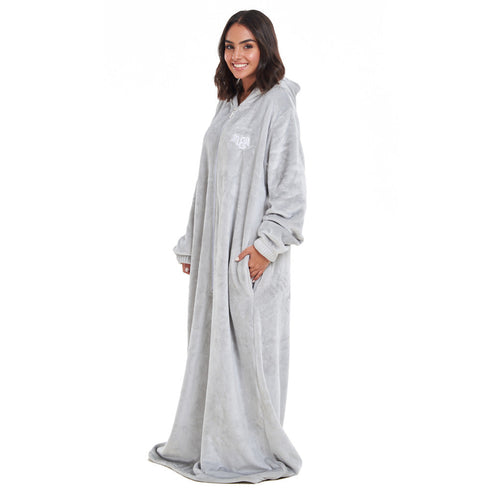 Snuggs Couverture avec manches "Gris"