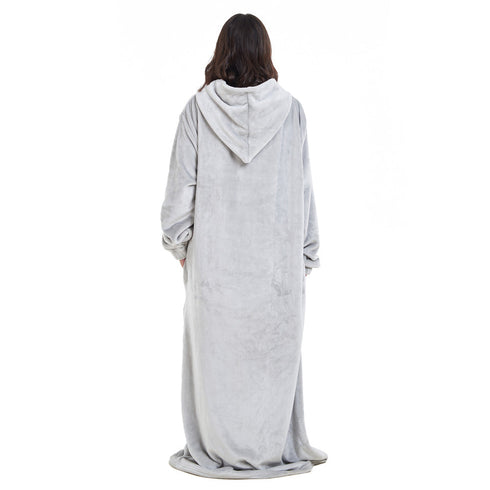 Snuggs Couverture avec manches "Gris"