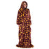 Snuggs Couverture avec manches "Eclair Bordeaux"