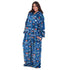 Snuggs Couverture avec manches "Monstre Bleu"