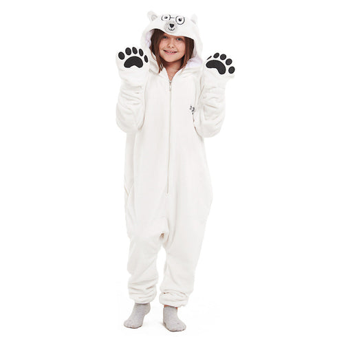 Snuggs Combinaison pyjama animaux d'enfant "Ours polaire"