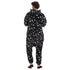 Snuggs combinaison pyjama "Noir avec des étoiles blanches"