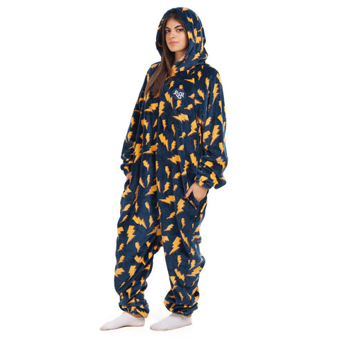 Snuggs Combinaison pyjama "Eclairs Bleu Marine"