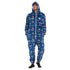 Snuggs Blanket Onesie "Blue monster"