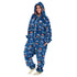 Snuggs Blanket Onesie "Blue monster"