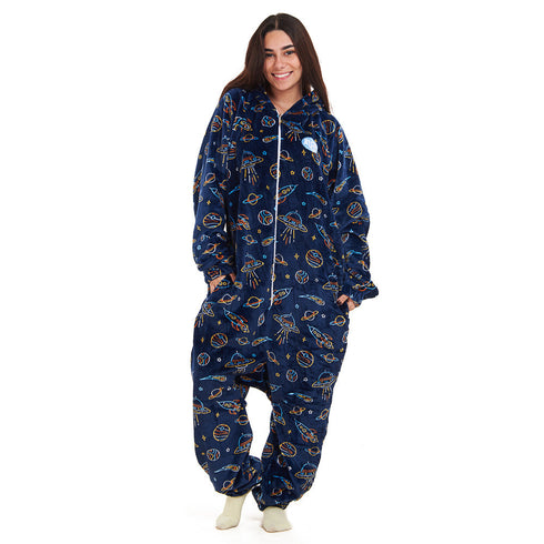 Snuggs combinaison pyjama "Espace Bleu Foncé