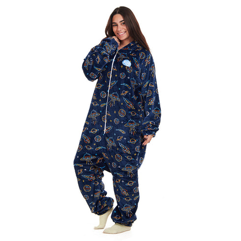 Snuggs combinaison pyjama "Espace Bleu Foncé