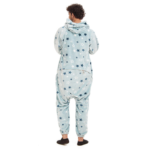 Snuggs Combinaison pyjama "Etoiles bleu ciel"