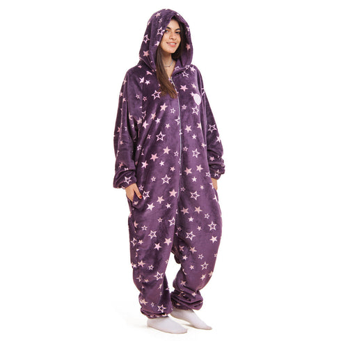 Snuggs Combinaison pyjama "Etoiles violettes"