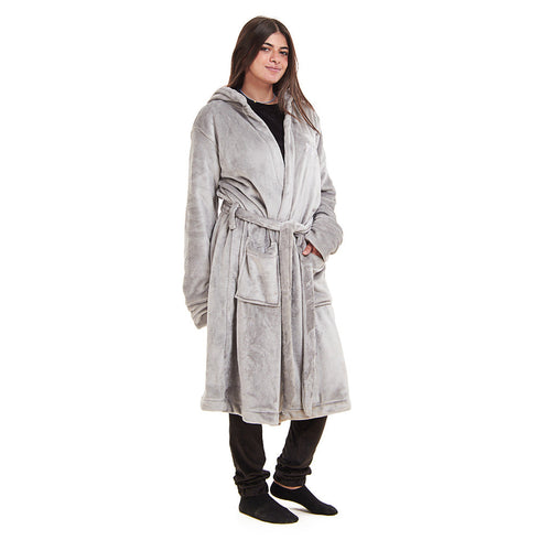 Snuggs Robe de chambre "Gris clair"