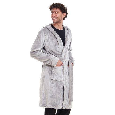 Snuggs Robe de chambre "Gris clair"